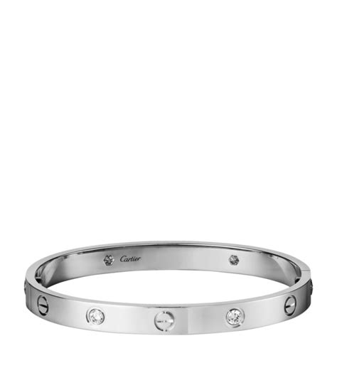 cartier love bracelet white gold price uk